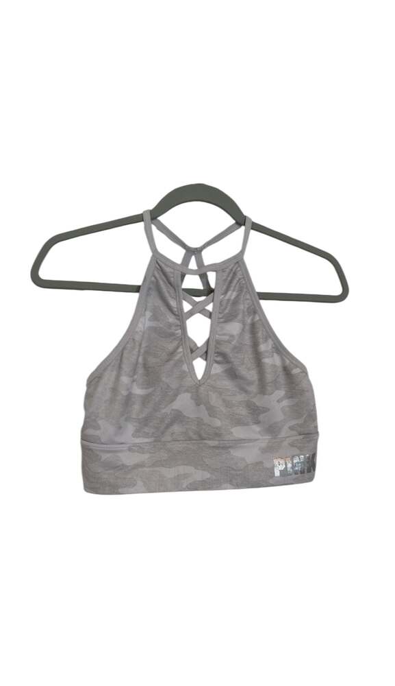 PINK by Victoria's Secret Camo Cool Comfy Strappy Bralette